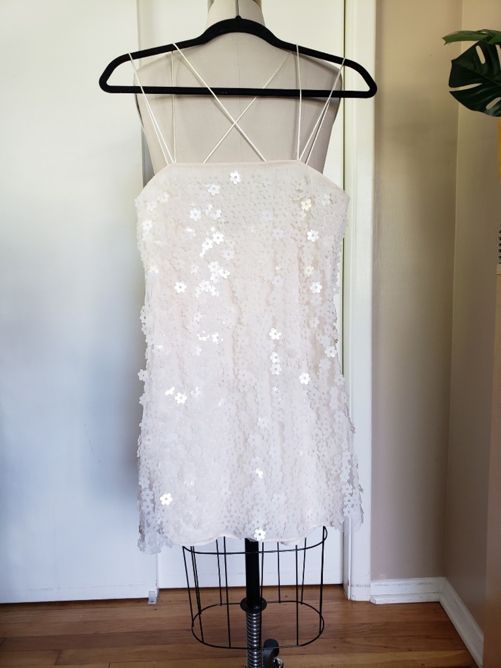 Zara Charming Daisy Petal Mini Dress Size XS